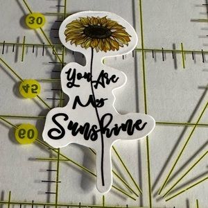 •Brand New• Flower Power Aesthetic Waterproof Sticker